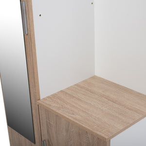 ΕΠΙΠΛΟ ΕΙΣΟΔΟΥ ΜΕ ΚΑΘΡΕΠΤΗ JANICE HM2264 SONAMA ΛΕΥΚΟ 70x37x181 εκ. - Pakobazaar