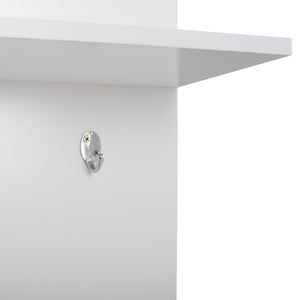 ΕΠΙΠΛΟ ΕΙΣΟΔΟΥ ΜΕ ΚΑΘΡΕΠΤΗ JANICE HM2264 SONAMA ΛΕΥΚΟ 70x37x181 εκ. - Pakobazaar