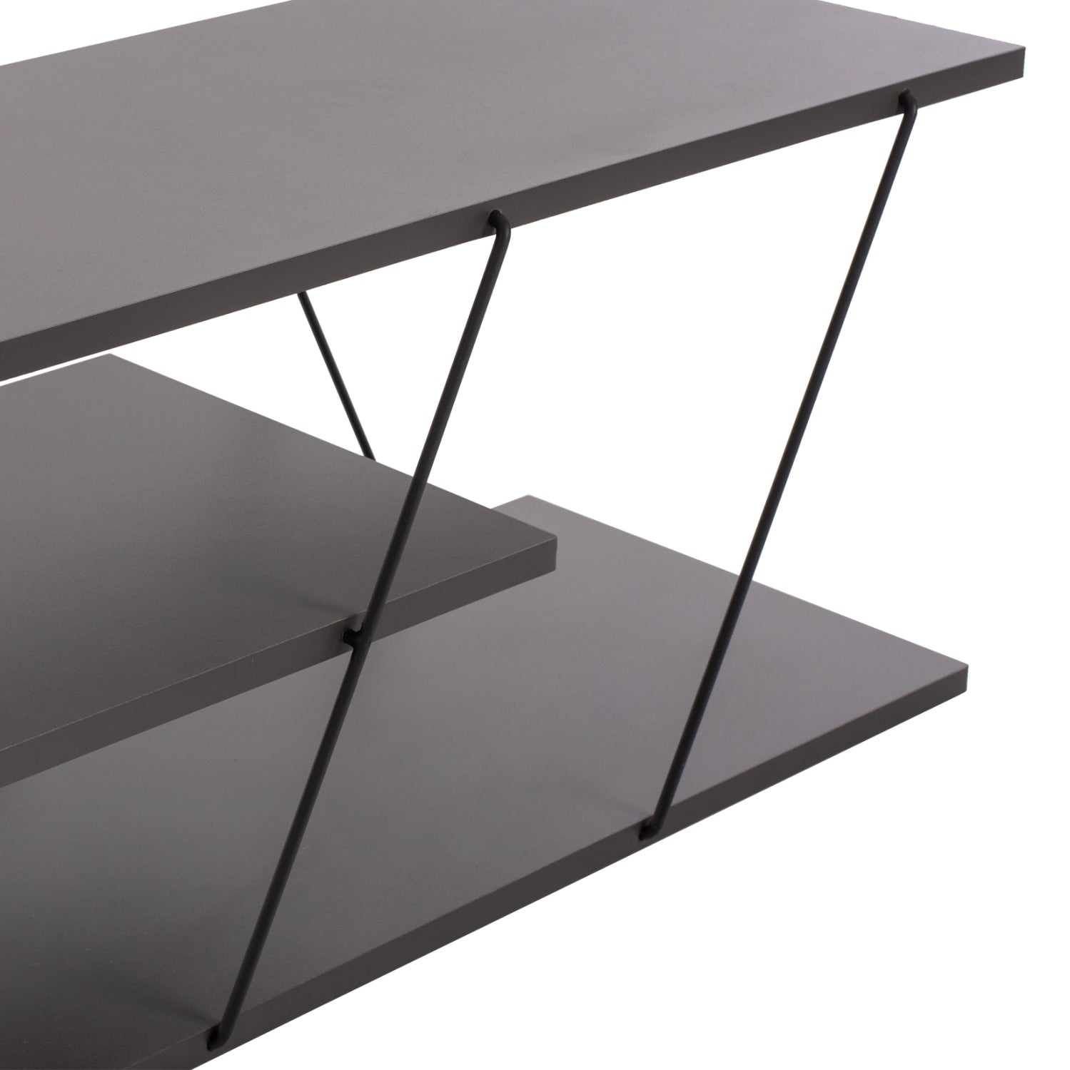 ΕΠΙΠΛΟ ΤΗΛΕΟΡΑΣΗΣ TARS HM8922.20 ΜΕΛΑΜΙΝΗ ΓΚΡΙ 120x32x33Yεκ. - Pakobazaar