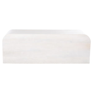 ΕΠΙΠΛΟ ΤΗΛΕΟΡΑΣΗΣ HANDYR HM9704 ΜΑΣΙΦ ΞΥΛΟ MANGO ΣΕ ΛΕΥΚΟ 130x40x45Yεκ. - Pakobazaar