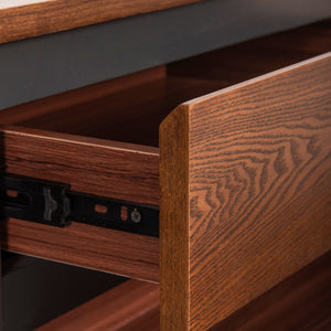 ΕΠΙΠΛΟ ΤΗΛΕΟΡΑΣΗΣ VEEN HM9741 MDF ΜΕ ΚΑΠΛΑΜΑ ΚΑΡΥΔΙΑΣ-ΚΑΡΥΔΙ&ΣΚΟΥΡΟ ΓΚΡΙ 170x40x50Υ - Pakobazaar