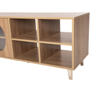ΕΠΙΠΛΟ ΤΗΛΕΟΡΑΣΗΣ RILLION HM9879 ΜΕΛΑΜΙΝΗ ΣΕ SONAMA 120x40x50Yεκ - Pakobazaar