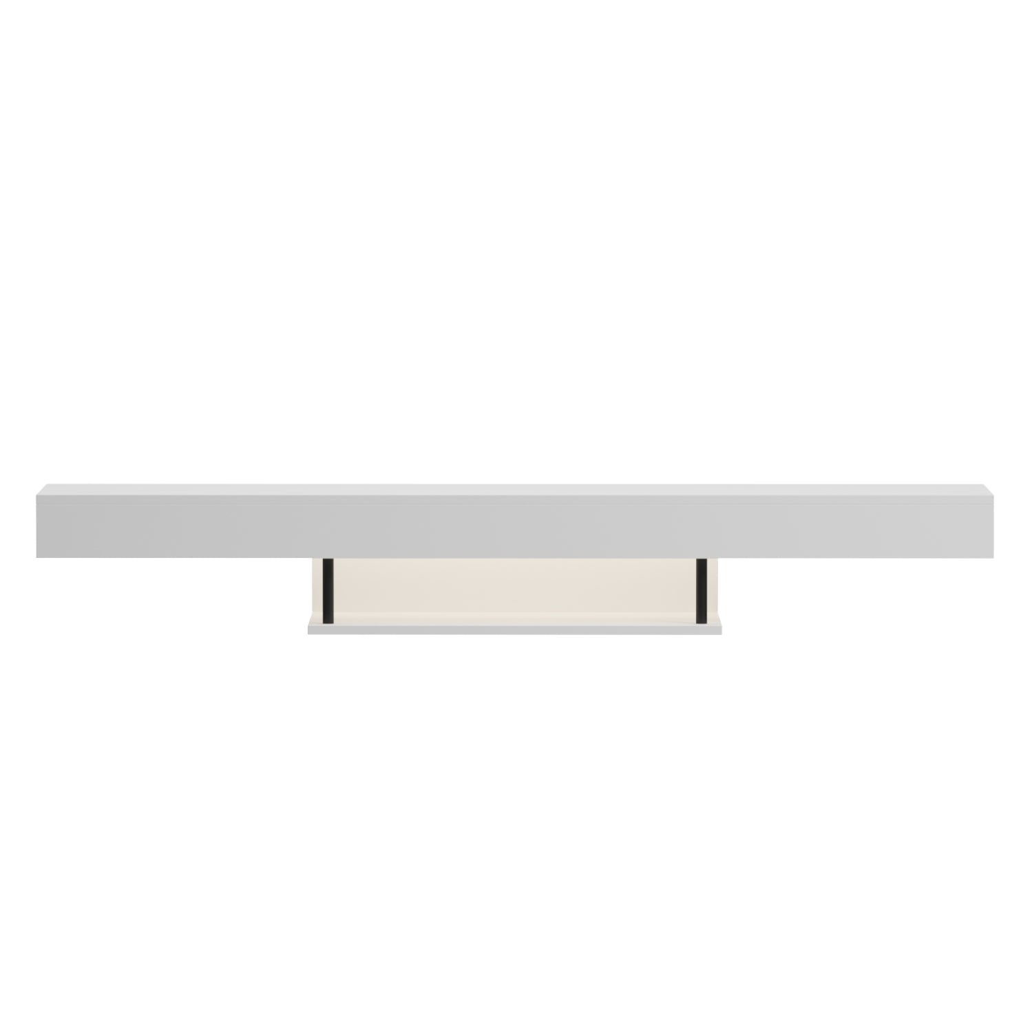 ΕΠΙΠΛΟ ΤΗΛΕΟΡΑΣΗΣ ΤΟΙΧΟΥ ME LED SAVOR HM18381.02 ΜΕΛΑΜΙΝΗ ΛΕΥΚΗ 150x29,5x22Υεκ - Pakobazaar