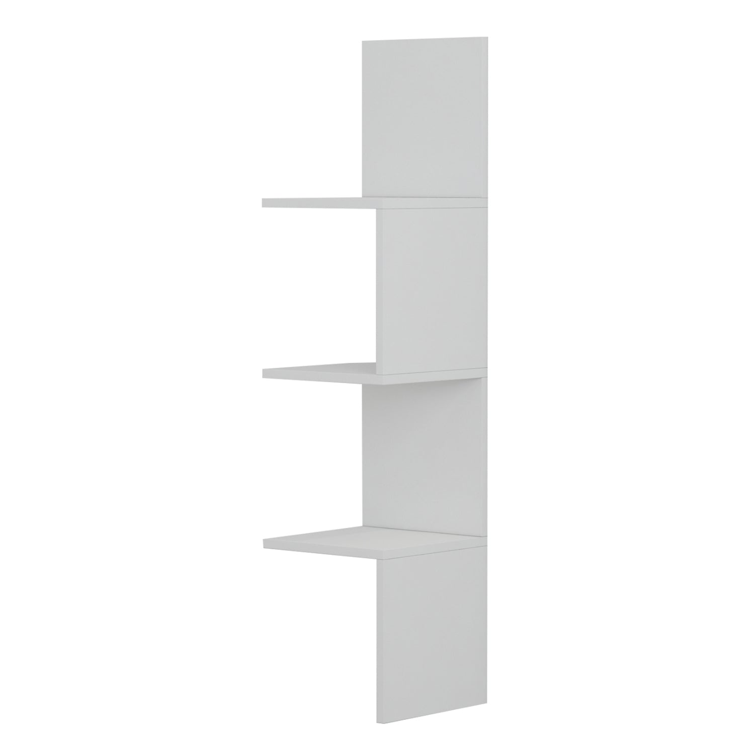 ΕΠΙΤΟΙΧΙΑ ΓΩΝΙΑΚΗ ΡΑΦΙΕΡΑ ILLUSION HM8935.12 ΜΕΛΑΜΙΝΗ ΣΕ ΛΕΥΚΟ 25x25x105,4Υεκ. - Pakobazaar