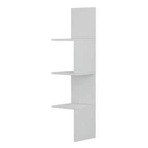 ΕΠΙΤΟΙΧΙΑ ΓΩΝΙΑΚΗ ΡΑΦΙΕΡΑ ILLUSION HM8935.12 ΜΕΛΑΜΙΝΗ ΣΕ ΛΕΥΚΟ 25x25x105,4Υεκ. - Pakobazaar