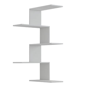 ΕΠΙΤΟΙΧΙΑ ΡΑΦΙΕΡΑ RORY HM8931.11 ΜΕΛΑΜΙΝΗ ΣΕ ΛΕΥΚΟ 22x51,5x109Υ εκ. - Pakobazaar