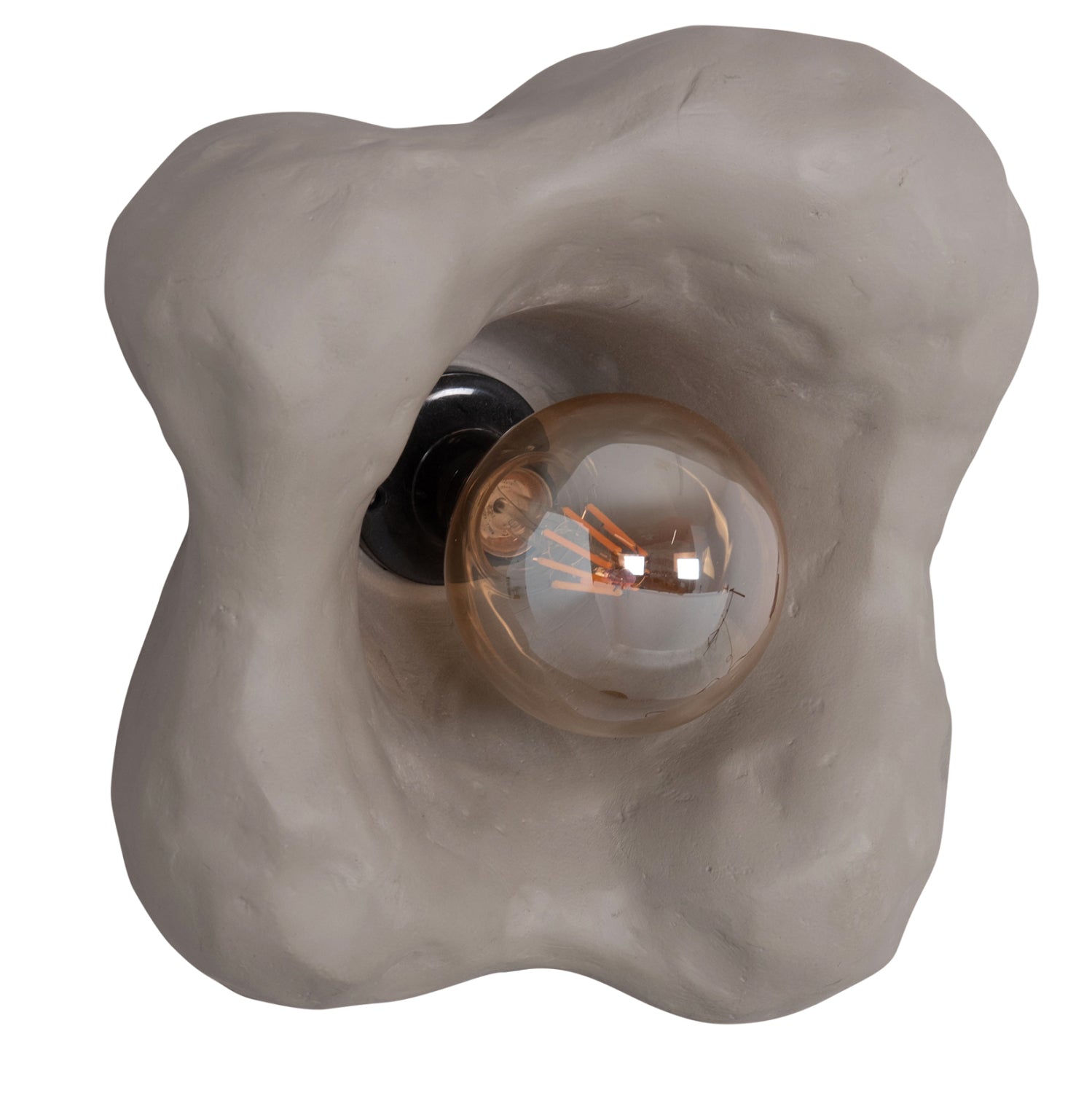 ΕΠΙΤΟΙΧΙΟ ΦΩΤΙΣΤΙΚΟ LUXON HM4701.03M FIBER CEMENT ΣΕ ΓΚΡΙ 28x15x28Υεκ. - Pakobazaar