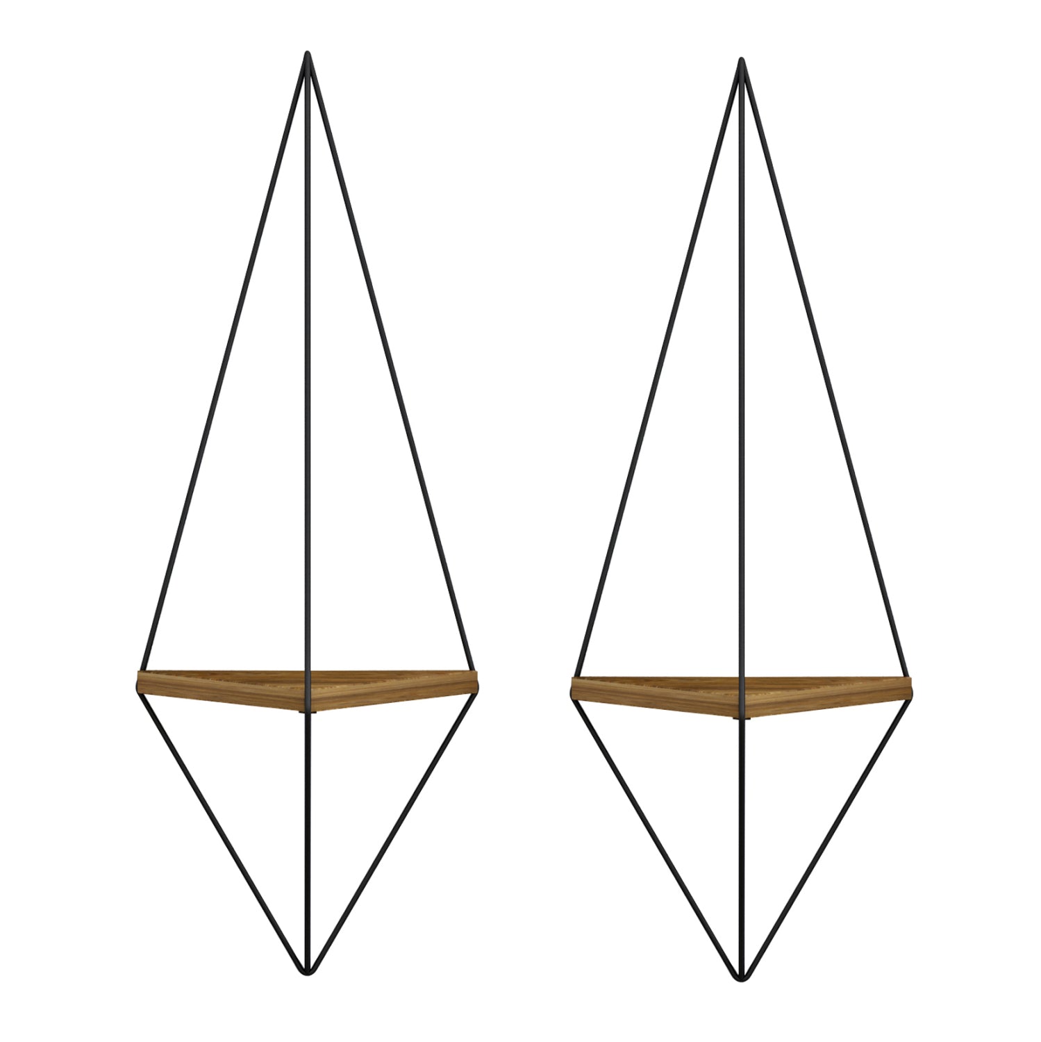 ΕΠΙΤΟΙΧΙΟ ΡΑΦΙ ΣΕΤ 2ΤΜΧ CANNARD HM8925.11 ΜΕΛΑΜΙΝΗ ΦΥΣΙΚΟ-ΜΕΤΑΛΛΟ ΜΑΥΡΟ 23x15x60Υεκ - Pakobazaar