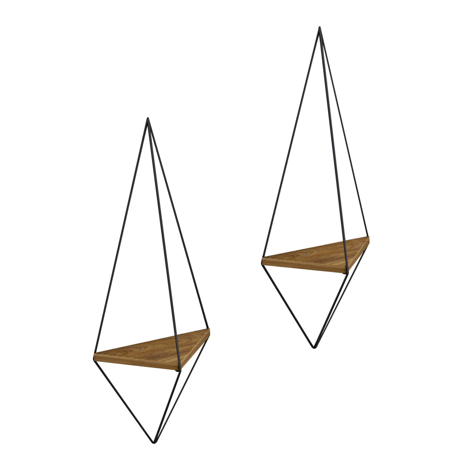 ΕΠΙΤΟΙΧΙΟ ΡΑΦΙ ΣΕΤ 2ΤΜΧ CANNARD HM8925.11 ΜΕΛΑΜΙΝΗ ΦΥΣΙΚΟ-ΜΕΤΑΛΛΟ ΜΑΥΡΟ 23x15x60Υεκ - Pakobazaar