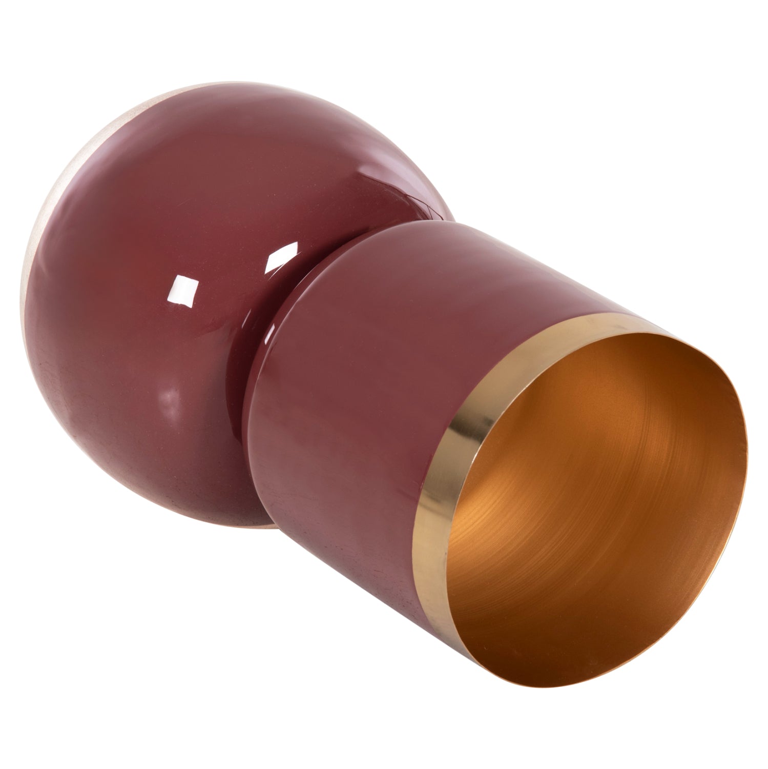 ΕΠΙΤΡΑΠΕΖΙΟ ΔΙΑΚΟΣΜΗΤΙΚΟ BAZO LINGON HM4233.06 ΜΕΤΑΛΛΟ ΚΕΡΑΣΙ-ΧΡΥΣΟ ΠΕΡΛΕ Φ21x37,5Υ - Pakobazaar