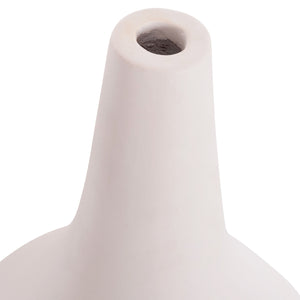 ΕΠΙΤΡΑΠΕΖΙΟ ΔΙΑΚΟΣΜΗΤΙΚΟ ΒΑΖΟ DENI HM4663.02L FIBER CEMENT ΣΕ ΛΕΥΚΟ--Φ26x39Υεκ - Pakobazaar