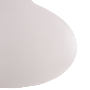 ΕΠΙΤΡΑΠΕΖΙΟ ΔΙΑΚΟΣΜΗΤΙΚΟ ΒΑΖΟ DENI HM4663.02M FIBER CEMENT ΣΕ ΛΕΥΚΟ--Φ30x29.5Υεκ - Pakobazaar