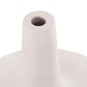 ΕΠΙΤΡΑΠΕΖΙΟ ΔΙΑΚΟΣΜΗΤΙΚΟ ΒΑΖΟ DENI HM4663.02M FIBER CEMENT ΣΕ ΛΕΥΚΟ--Φ30x29.5Υεκ - Pakobazaar