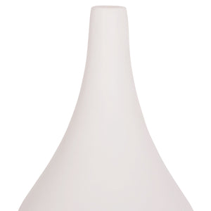 ΕΠΙΤΡΑΠΕΖΙΟ ΔΙΑΚΟΣΜΗΤΙΚΟ ΒΑΖΟ DENI HM4663.02S FIBER CEMENT ΣΕ ΛΕΥΚΟ--Φ15x27Υεκ. - Pakobazaar