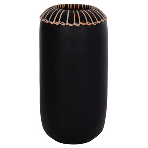 ΕΠΙΤΡΑΠΕΖΙΟ ΔΙΑΚΟΣΜΗΤΙΚΟ ΒΑΖΟ LENNOX HM4675.01S TΕΡΑΚΟΤΑ ΣΕ ΜΑΥΡΟ--Φ18x33Υεκ. - Pakobazaar