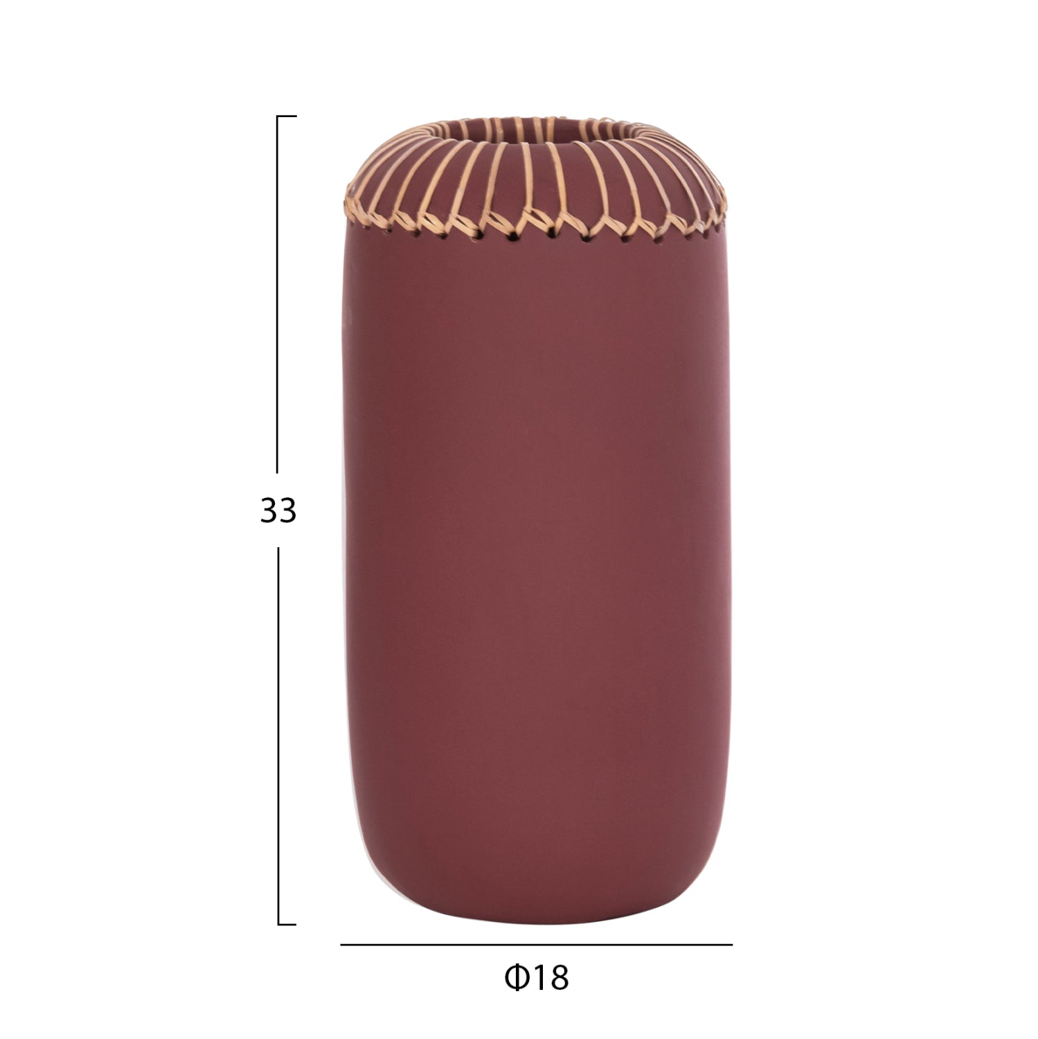 ΕΠΙΤΡΑΠΕΖΙΟ ΔΙΑΚΟΣΜΗΤΙΚΟ ΒΑΖΟ LENNOX HM4675.06S TΕΡΑΚΟΤΑ ΣΕ ΒΥΣΣΙΝΙ--Φ18x33Υεκ. - Pakobazaar