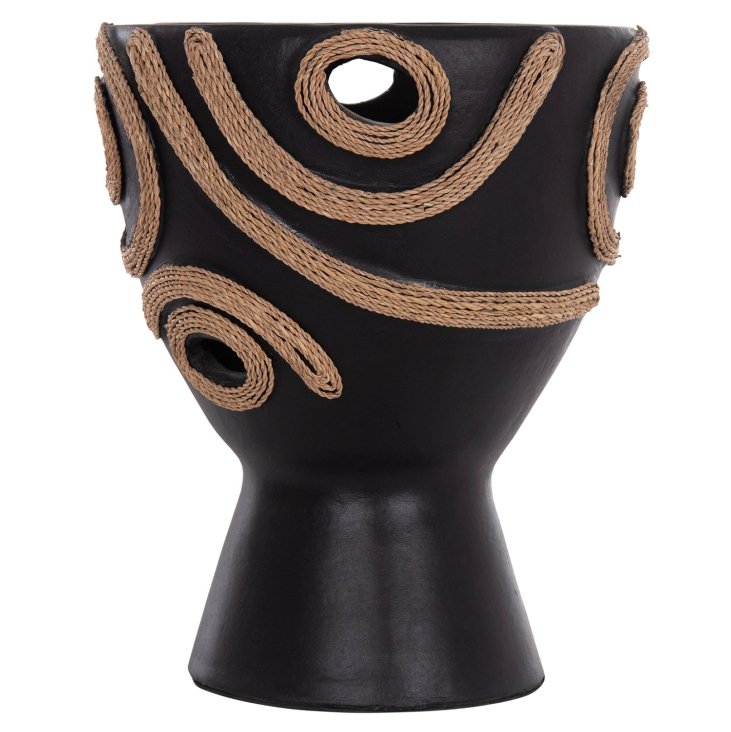 ΕΠΙΤΡΑΠΕΖΙΟ ΔΙΑΚΟΣΜΗΤΙΚΟ ΒΑΖΟ DEAN HM4678.01 ΤΕΡΑΚΟΤΑ ΣΕ ΜΑΥΡΟ--Φ23x29Υεκ. - Pakobazaar