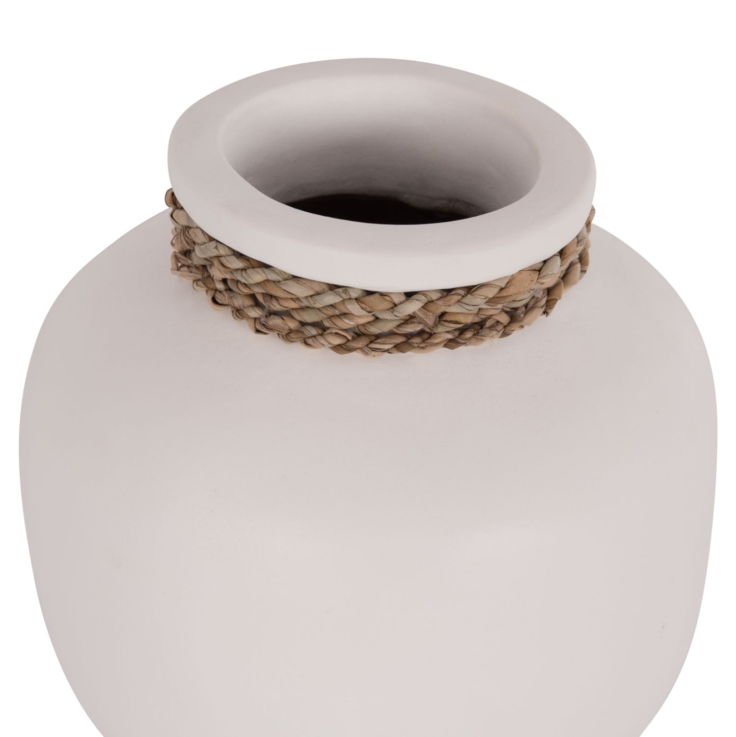 ΕΠΙΤΡΑΠΕΖΙΟ ΔΙΑΚΟΣΜΗΤΙΚΟ ΒΑΖΟ CAMMER HM4687.02S ΤΕΡΑΚΟΤΑ ΣΕ ΛΕΥΚΟ--Φ22x20Υεκ. - Pakobazaar