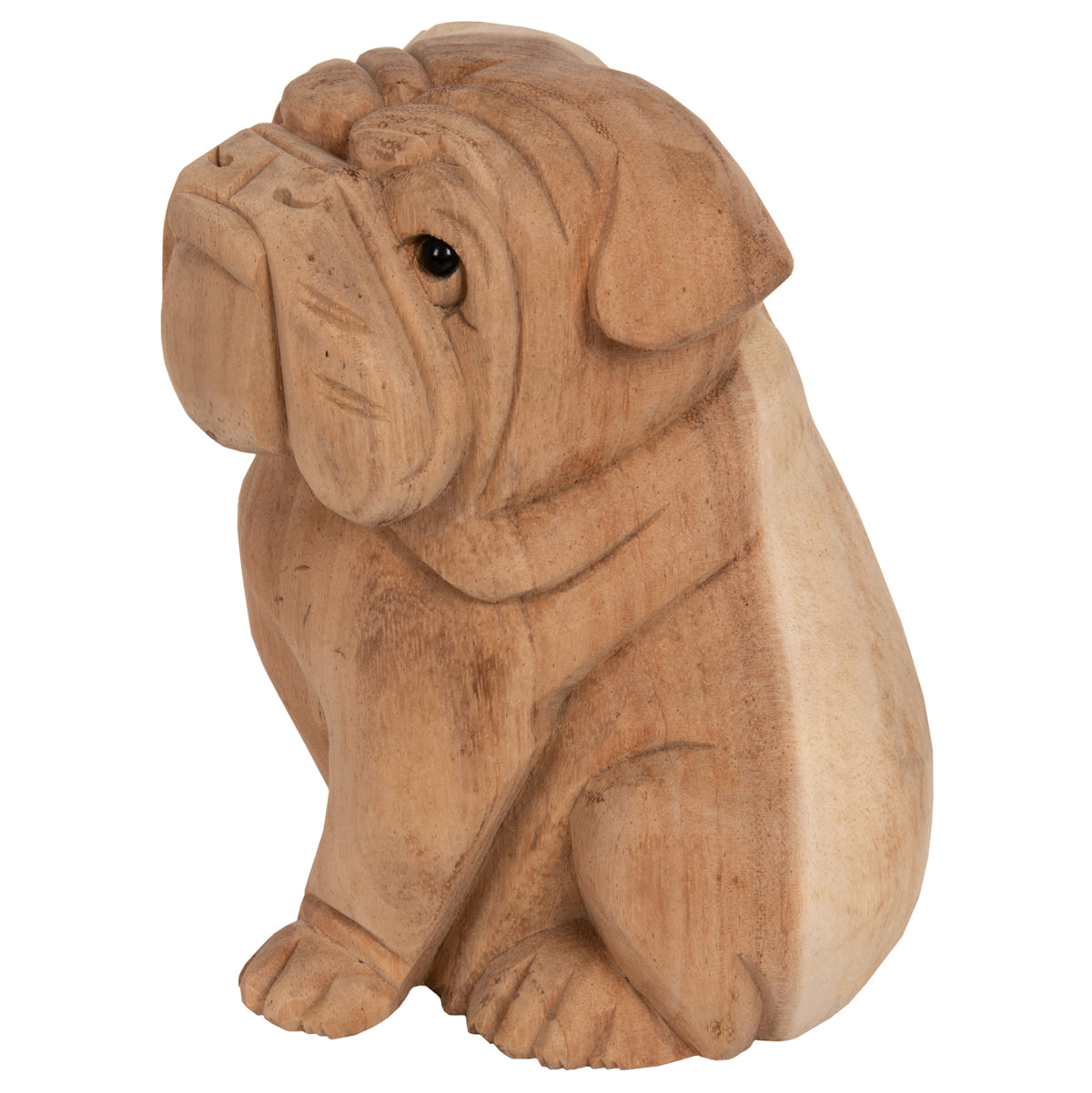 ΕΠΙΤΡΑΠΕΖΙΟ ΔΙΑΚΟΣΜΗΤΙΚΟ DOZER BULLDOG ΞΥΛΟ SUAR ΣΕ ΦΥΣΙΚΟ ΧΡΩΜΑ HM7925 18x14x20Y εκ. - Pakobazaar