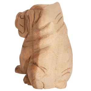 ΕΠΙΤΡΑΠΕΖΙΟ ΔΙΑΚΟΣΜΗΤΙΚΟ DOZER BULLDOG ΞΥΛΟ SUAR ΣΕ ΦΥΣΙΚΟ ΧΡΩΜΑ HM7923 9x8x12Y εκ. - Pakobazaar