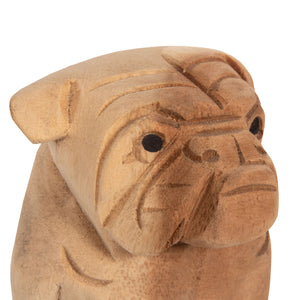 ΕΠΙΤΡΑΠΕΖΙΟ ΔΙΑΚΟΣΜΗΤΙΚΟ DOZER BULLDOG ΞΥΛΟ SUAR ΣΕ ΦΥΣΙΚΟ ΧΡΩΜΑ HM7923 9x8x12Y εκ. - Pakobazaar