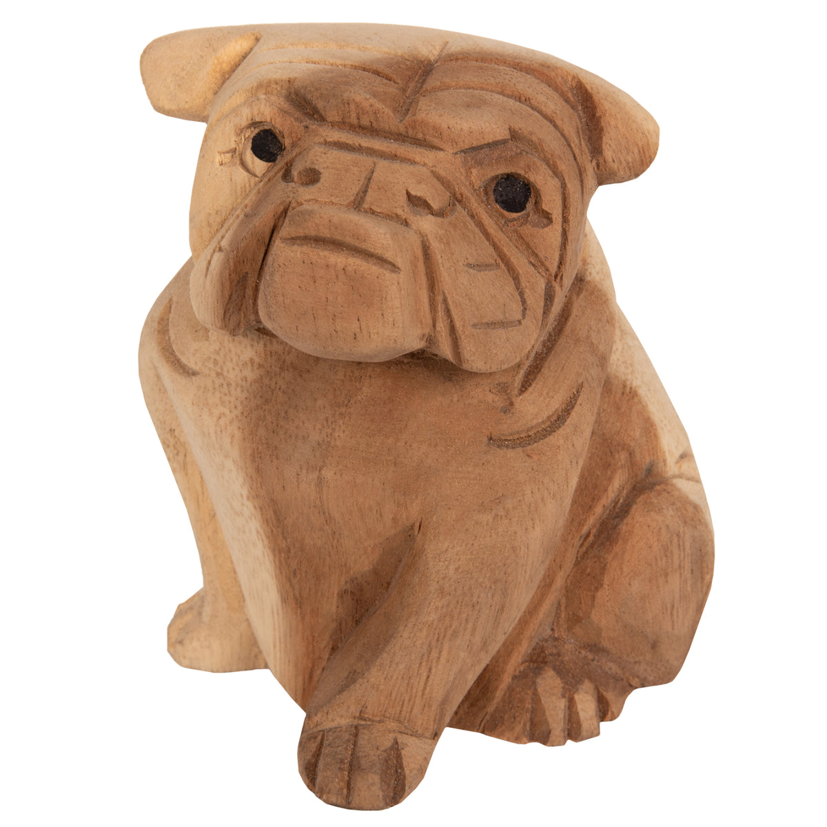 ΕΠΙΤΡΑΠΕΖΙΟ ΔΙΑΚΟΣΜΗΤΙΚΟ DOZER BULLDOG ΞΥΛΟ SUAR ΣΕ ΦΥΣΙΚΟ ΧΡΩΜΑ HM7923 9x8x12Y εκ. - Pakobazaar