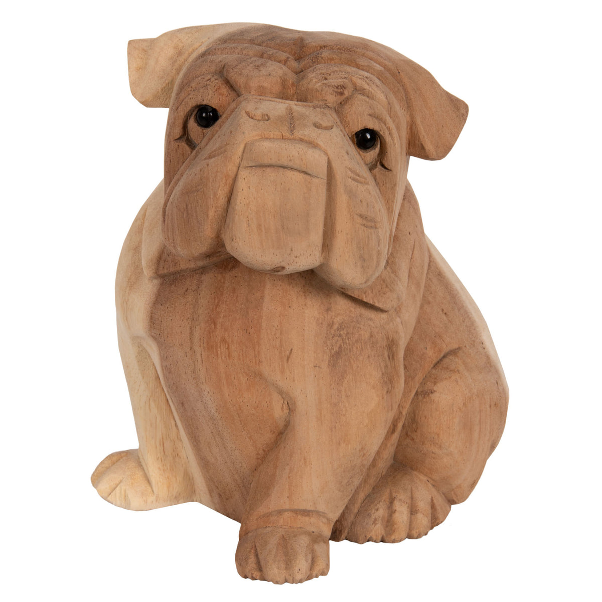 ΕΠΙΤΡΑΠΕΖΙΟ ΔΙΑΚΟΣΜΗΤΙΚΟ DOZER BULLDOG ΞΥΛΟ SUAR ΣΕ ΦΥΣΙΚΟ ΧΡΩΜΑ HM7925 18x14x20Y εκ. - Pakobazaar