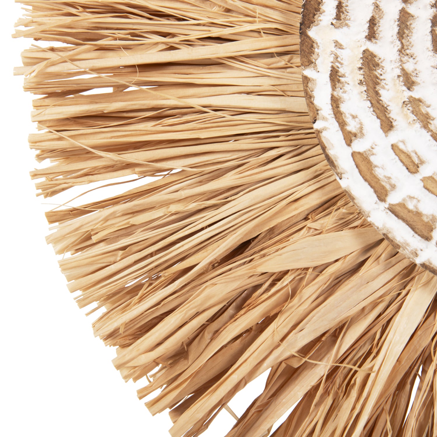 ΕΠΙΤΡΑΠΕΖΙΟ ΔΙΑΚΟΣΜΗΤΙΚΟ HM4224 ΙΝΕΣ RAFFIA ΣΕ ΦΥΣΙΚΟ-ΜΑΥΡΗ ΞΥΛΙΝΗ ΒΑΣΗ 18x9x43Υεκ. - Pakobazaar