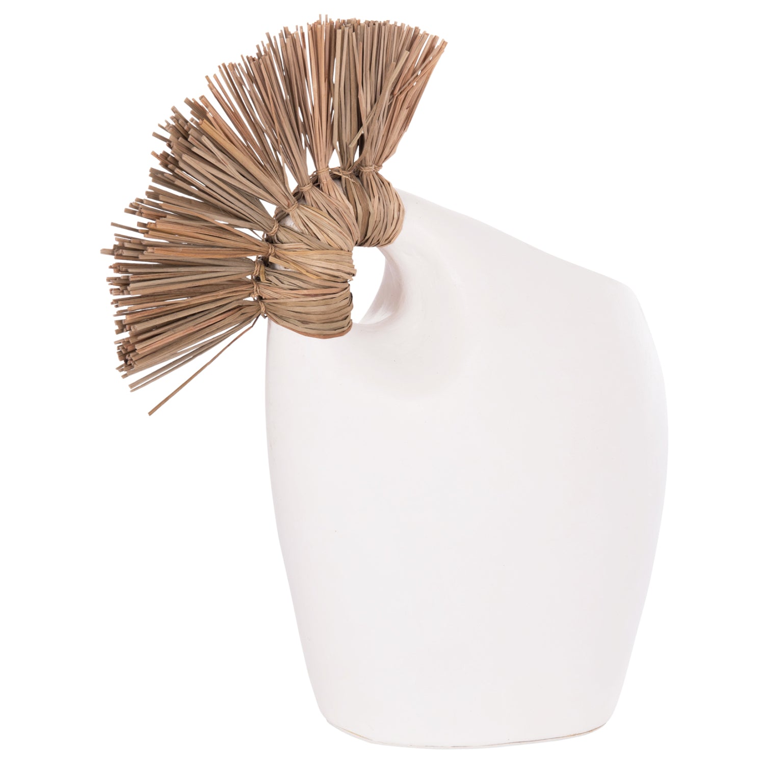 ΕΠΙΤΡΑΠΕΖΙΟ ΔΙΑΚΟΣΜΗΤΙΚΟ ALICA2 HM4671.02 ΛΕΥΚΗ ΤΕΡΑΚΟΤΑ & GRASS--44x18x50Υεκ. - Pakobazaar