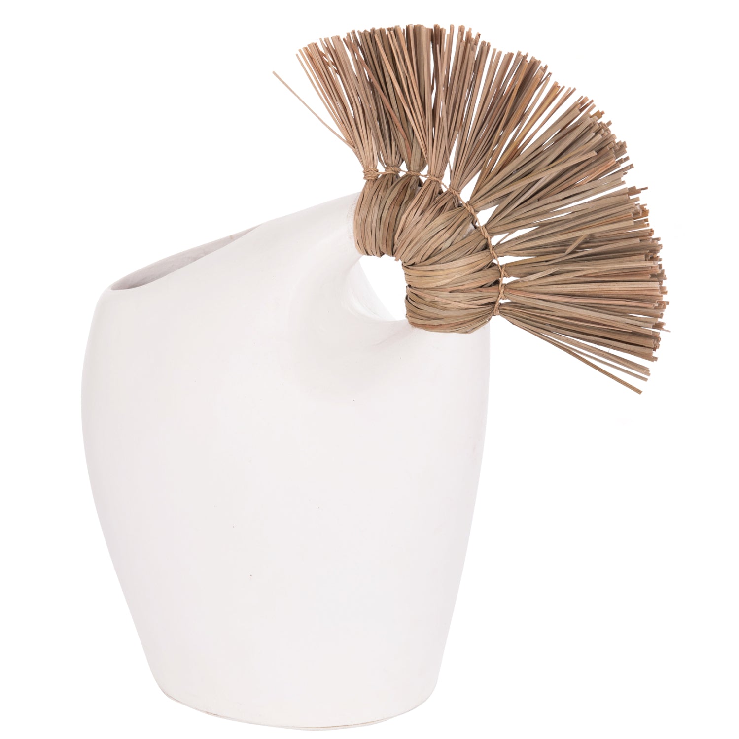 ΕΠΙΤΡΑΠΕΖΙΟ ΔΙΑΚΟΣΜΗΤΙΚΟ ALICA2 HM4671.02 ΛΕΥΚΗ ΤΕΡΑΚΟΤΑ & GRASS--44x18x50Υεκ. - Pakobazaar