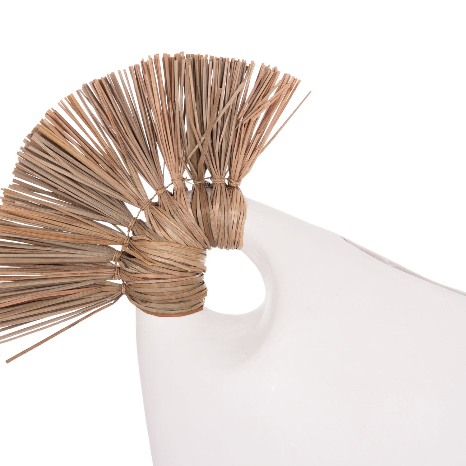 ΕΠΙΤΡΑΠΕΖΙΟ ΔΙΑΚΟΣΜΗΤΙΚΟ ALICA2 HM4671.02 ΛΕΥΚΗ ΤΕΡΑΚΟΤΑ & GRASS--44x18x50Υεκ. - Pakobazaar