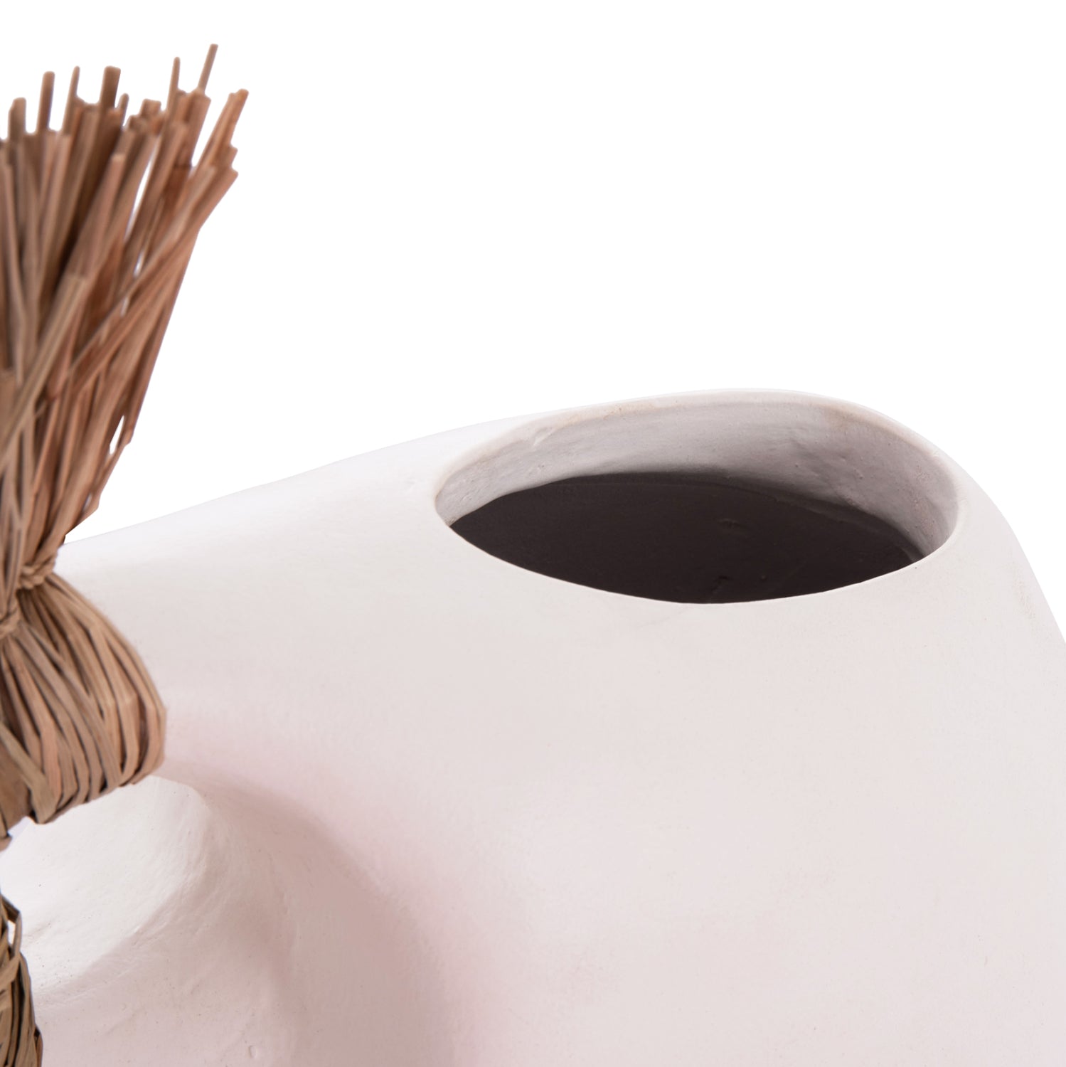 ΕΠΙΤΡΑΠΕΖΙΟ ΔΙΑΚΟΣΜΗΤΙΚΟ ALICA2 HM4671.02 ΛΕΥΚΗ ΤΕΡΑΚΟΤΑ & GRASS--44x18x50Υεκ. - Pakobazaar