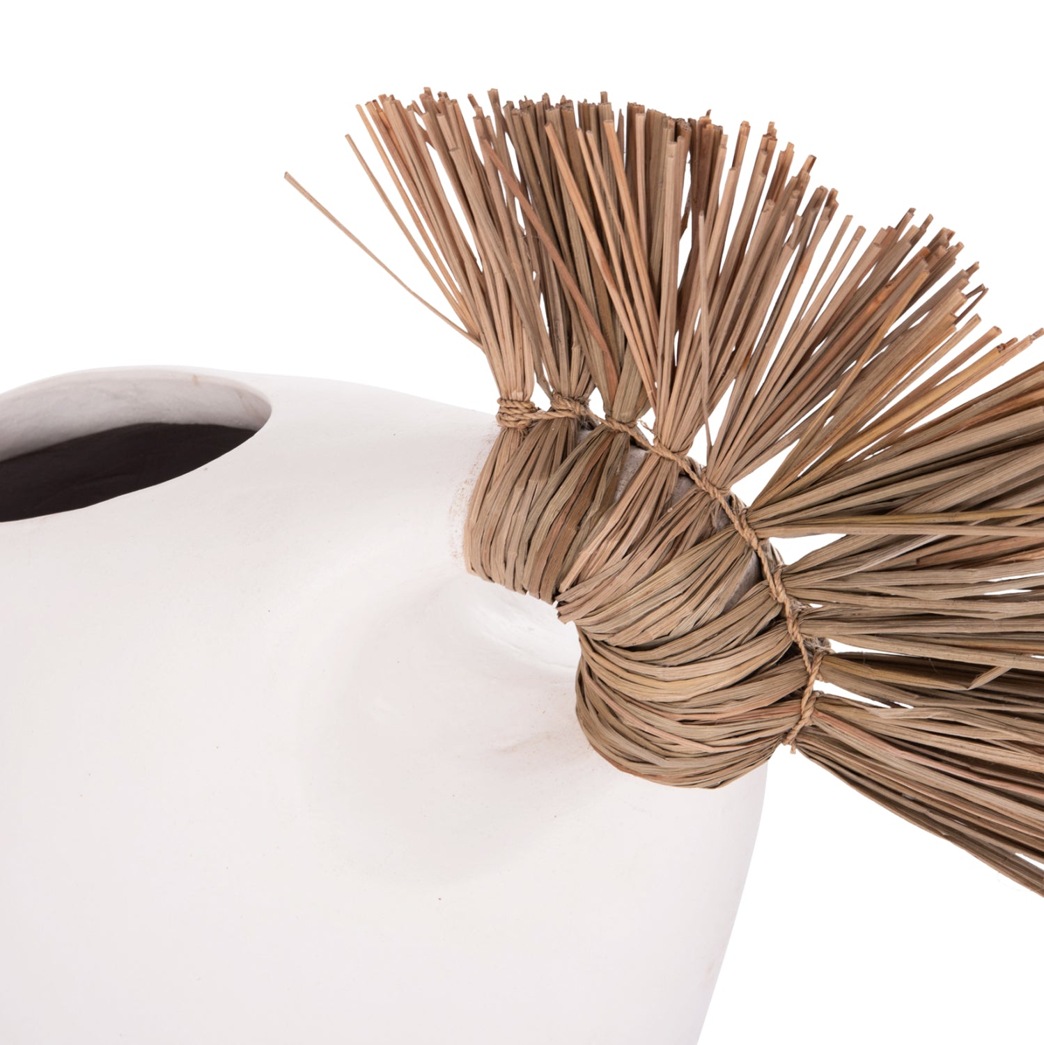 ΕΠΙΤΡΑΠΕΖΙΟ ΔΙΑΚΟΣΜΗΤΙΚΟ ALICA2 HM4671.02 ΛΕΥΚΗ ΤΕΡΑΚΟΤΑ & GRASS--44x18x50Υεκ. - Pakobazaar