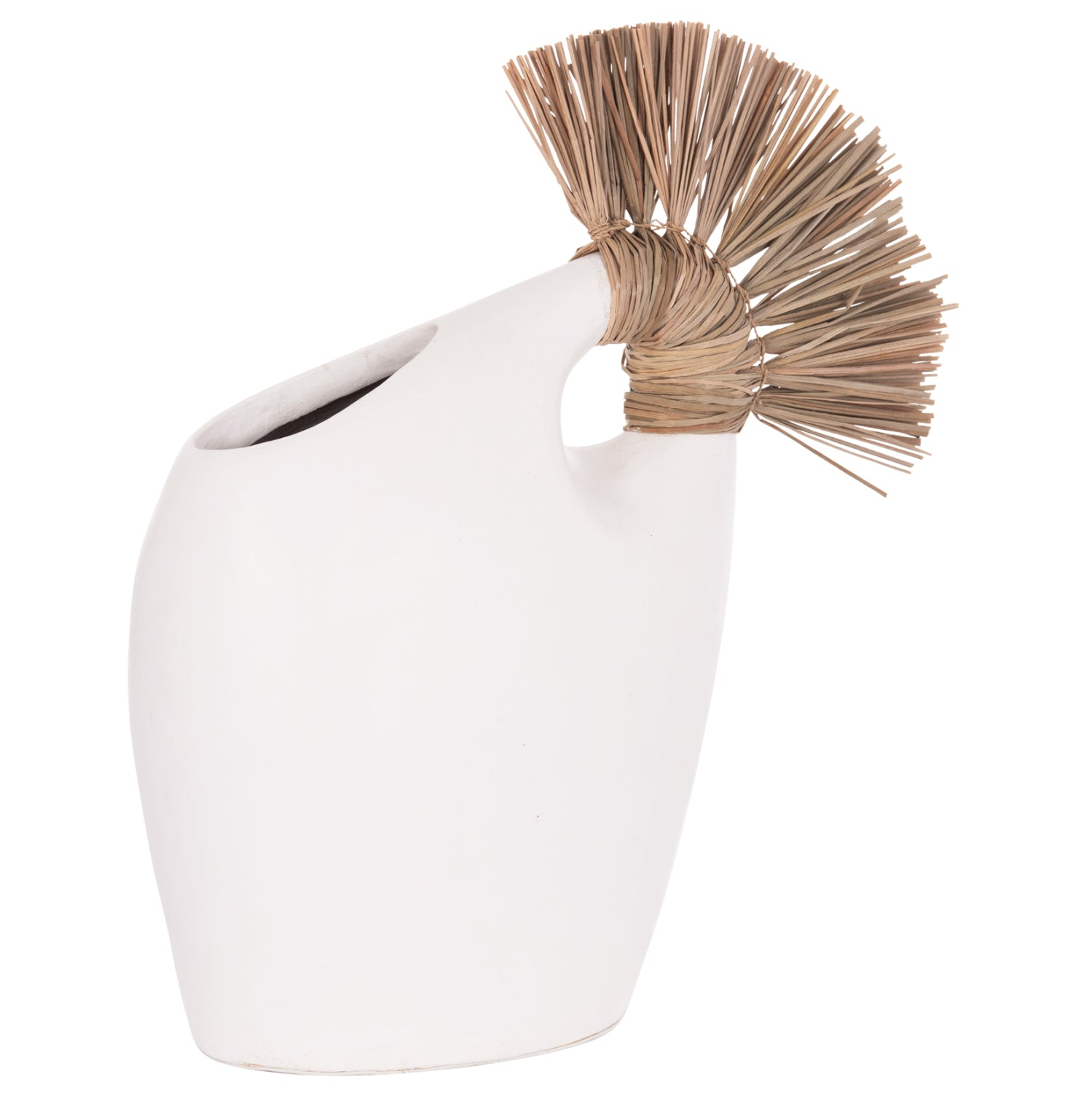 ΕΠΙΤΡΑΠΕΖΙΟ ΔΙΑΚΟΣΜΗΤΙΚΟ ALICA2 HM4671.02 ΛΕΥΚΗ ΤΕΡΑΚΟΤΑ & GRASS--44x18x50Υεκ. - Pakobazaar