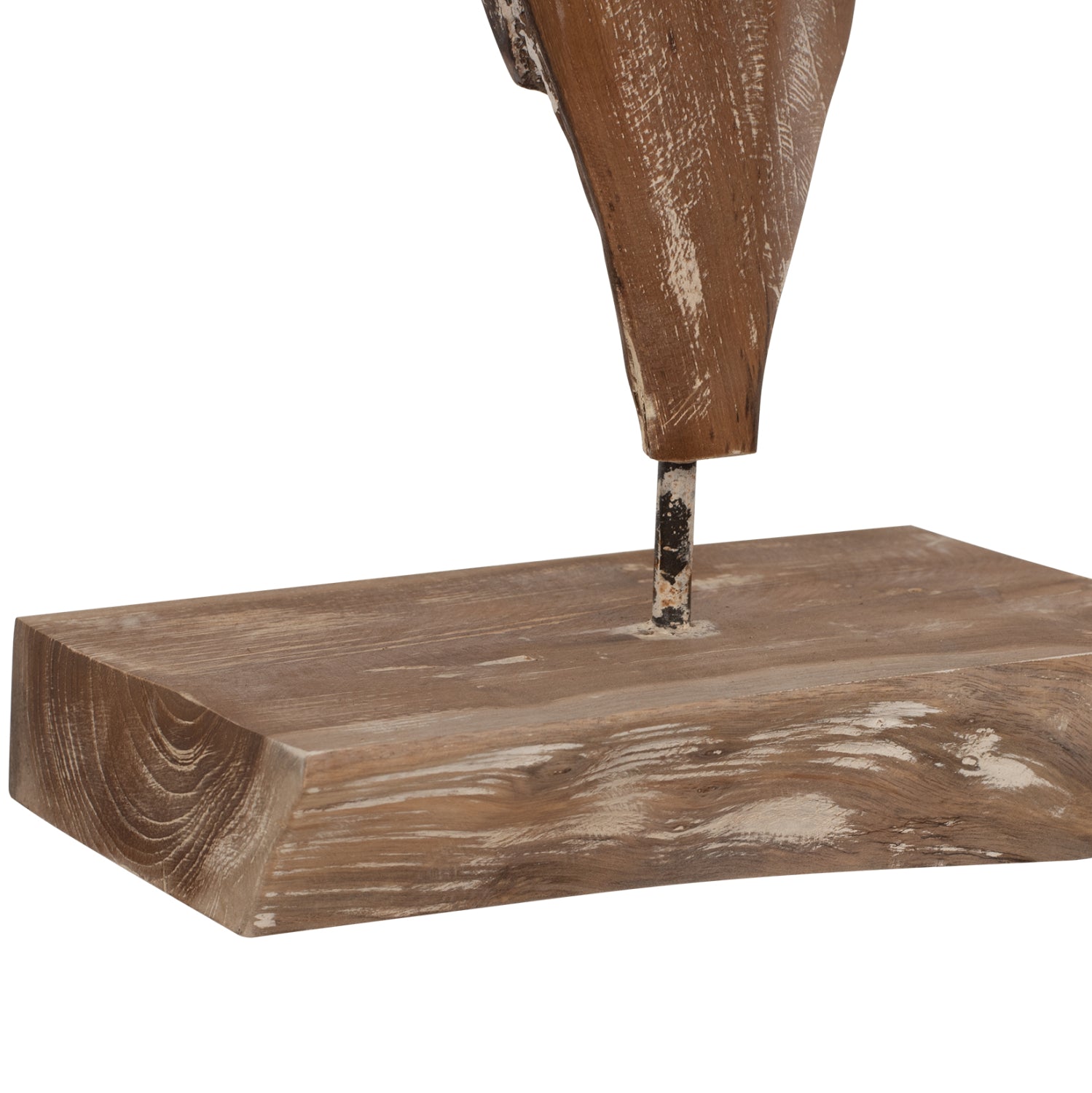 ΕΠΙΤΡΑΠΕΖΙΟ ΔΙΑΚΟΣΜΗΤΙΚΟ HM7715 ΑΠΟ ΜΑΣΙΦ ΞΥΛΟ ΤEAK WHITEWASH 41,5Χ15Χ63Y ΕΚ. - Pakobazaar