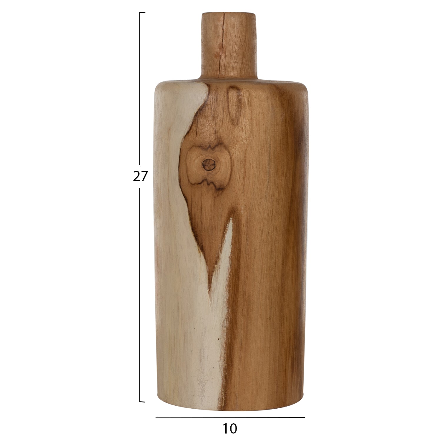 ΕΠΙΤΡΑΠΕΖΙΟ ΔΙΑΚΟΣΜΗΤΙΚΟ ΜΑΣΙΦ ΞΥΛΟ TIK ΦΥΣΙΚΟ 10X10X34EK. HM7722 - Pakobazaar