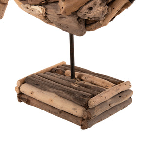 ΕΠΙΤΡΑΠΕΖΙΟ ΔΙΑΚΟΣΜΗΤΙΚΟ ΨΑΡΙ HM4271 DRIFTWOOD ΣΕ ΦΥΣΙΚΟ 40x12x40Υ εκ. - Pakobazaar