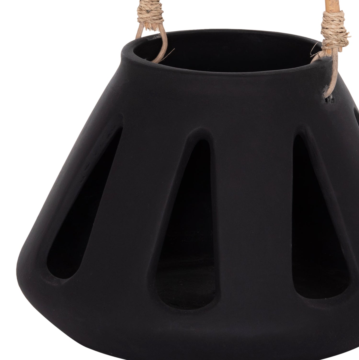 ΕΠΙΤΡΑΠΕΖΙΟ ΦΑΝΑΡΙ ERANTYL HM4696.01S ΜΑΥΡΟ FIBER CEMENT & ΧΕΡΟΥΛΙ RATTAN Φ25x17Yεκ. - Pakobazaar