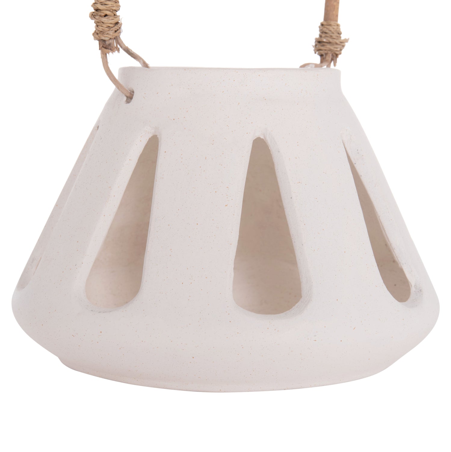 ΕΠΙΤΡΑΠΕΖΙΟ ΦΑΝΑΡΙ ERANTYL HM4696.02S ΛΕΥΚΟ FIBER CEMENT & ΧΕΡΟΥΛΙ RATTAN Φ25x17Yεκ. - Pakobazaar