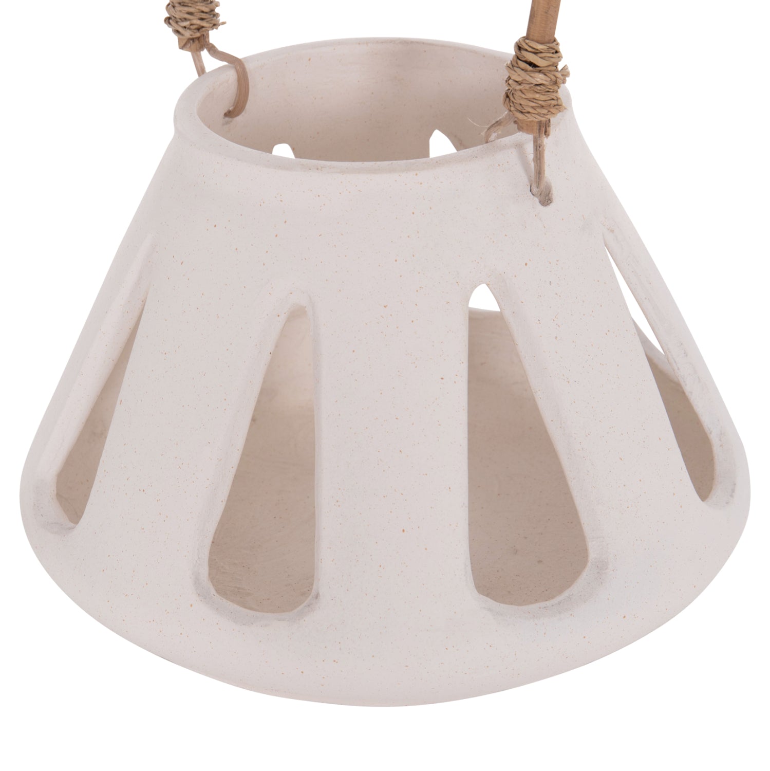 ΕΠΙΤΡΑΠΕΖΙΟ ΦΑΝΑΡΙ ERANTYL HM4696.02S ΛΕΥΚΟ FIBER CEMENT & ΧΕΡΟΥΛΙ RATTAN Φ25x17Yεκ. - Pakobazaar