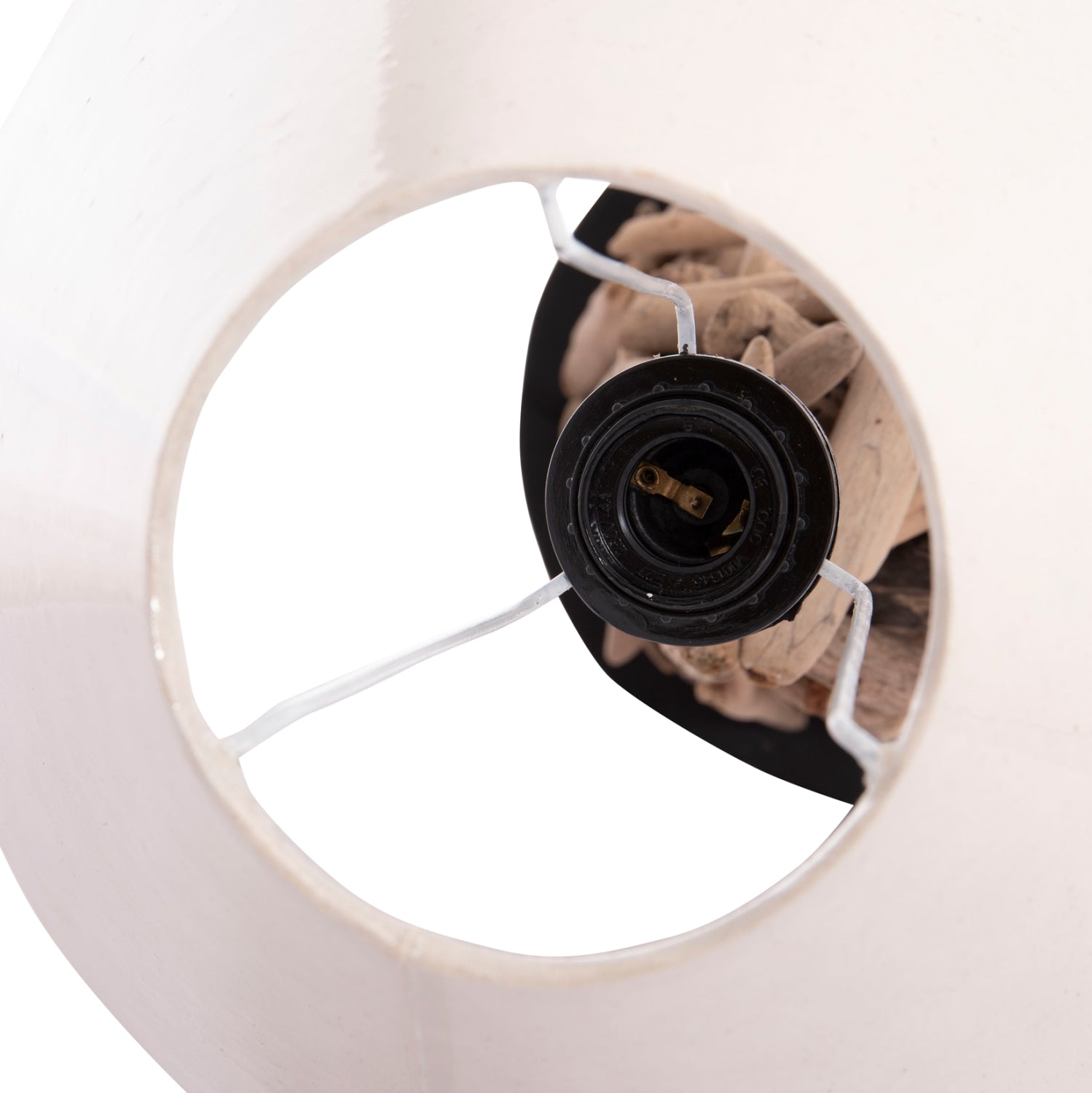 ΕΠΙΤΡΑΠΕΖΙΟ ΦΩΤΙΣΤΙΚΟ TWIGGY HM4423 DRIFTWOOD & ΛΕΥΚΟ ΚΑΠΕΛΟ Φ35x61Υεκ. - Pakobazaar