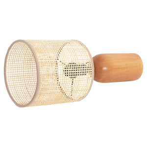 ΕΠΙΤΡΑΠΕΖΙΟ ΦΩΤΙΣΤΙΚΟ LYKTUR HM4709 ΜΠΕΖ ΚΑΠΕΛΟ WICKER-ΞΥΛΙΝΗ ΒΑΣΗ Φ15,5x35,5Υεκ. - Pakobazaar