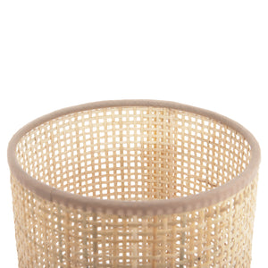 ΕΠΙΤΡΑΠΕΖΙΟ ΦΩΤΙΣΤΙΚΟ LYKTUR HM4709 ΜΠΕΖ ΚΑΠΕΛΟ WICKER-ΞΥΛΙΝΗ ΒΑΣΗ Φ15,5x35,5Υεκ. - Pakobazaar