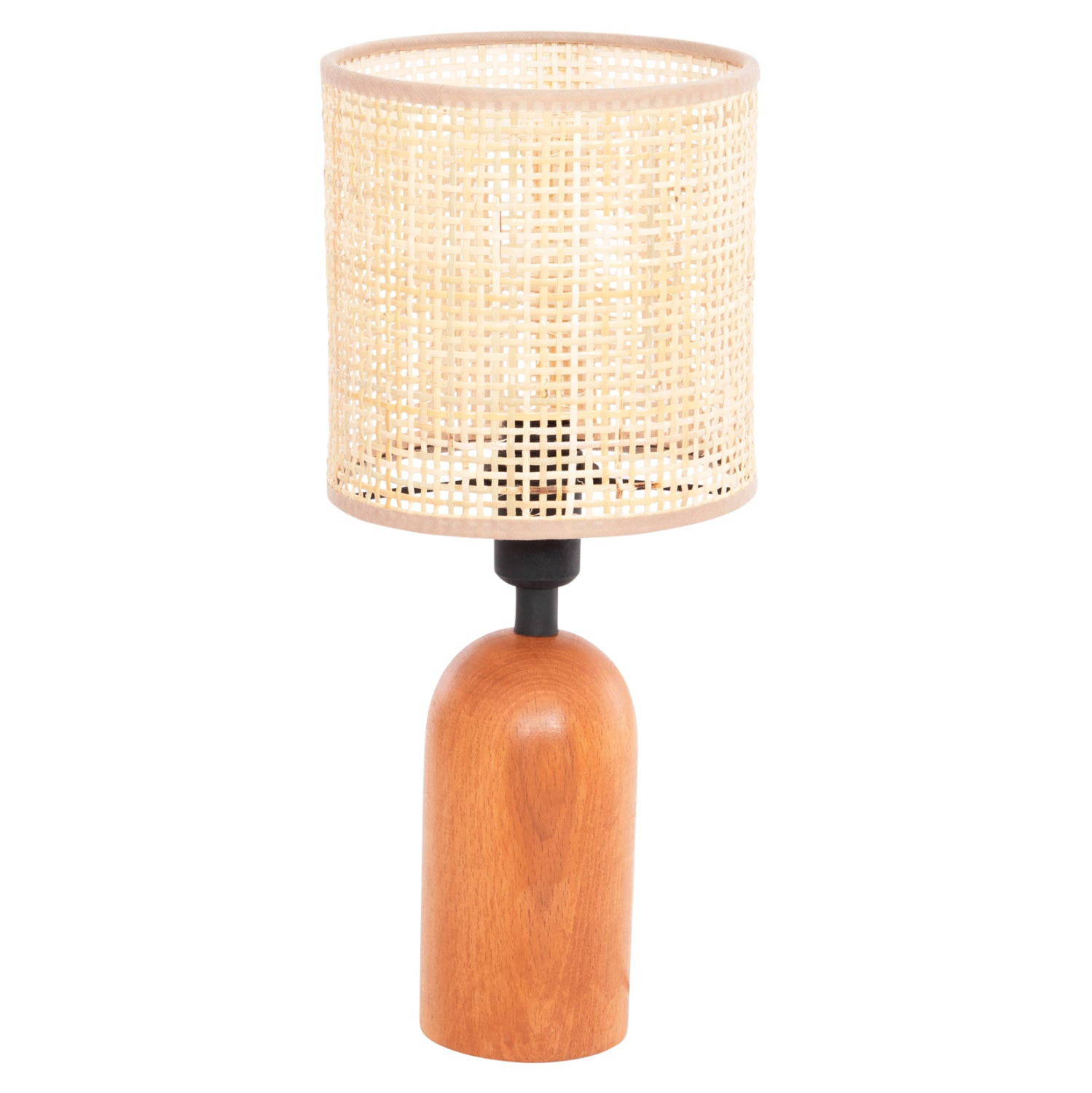 ΕΠΙΤΡΑΠΕΖΙΟ ΦΩΤΙΣΤΙΚΟ LYKTUR HM4709 ΜΠΕΖ ΚΑΠΕΛΟ WICKER-ΞΥΛΙΝΗ ΒΑΣΗ Φ15,5x35,5Υεκ. - Pakobazaar