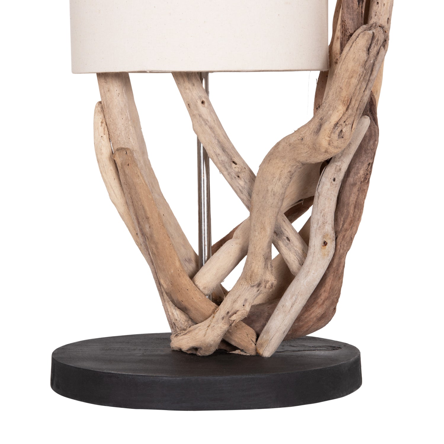 ΕΠΙΤΡΑΠΕΖΙΟ ΦΩΤΙΣΤΙΚΟ BRAMBLE HM4873 DRIFTWOOD & ΛΕΥΚΟ ΚΑΠΕΛΟ Φ28x65Υεκ. - Pakobazaar