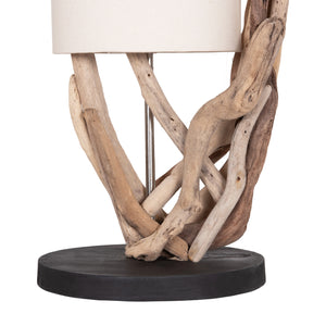 ΕΠΙΤΡΑΠΕΖΙΟ ΦΩΤΙΣΤΙΚΟ BRAMBLE HM4873 DRIFTWOOD & ΛΕΥΚΟ ΚΑΠΕΛΟ Φ28x65Υεκ. - Pakobazaar