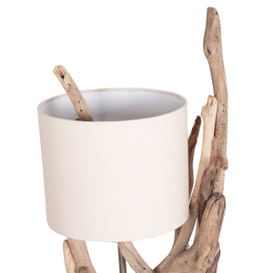 ΕΠΙΤΡΑΠΕΖΙΟ ΦΩΤΙΣΤΙΚΟ BRAMBLE HM4873 DRIFTWOOD & ΛΕΥΚΟ ΚΑΠΕΛΟ Φ28x65Υεκ. - Pakobazaar