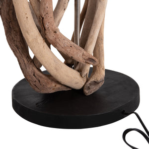 ΕΠΙΤΡΑΠΕΖΙΟ ΦΩΤΙΣΤΙΚΟ BRAMBLE HM4873 DRIFTWOOD & ΛΕΥΚΟ ΚΑΠΕΛΟ Φ28x65Υεκ. - Pakobazaar