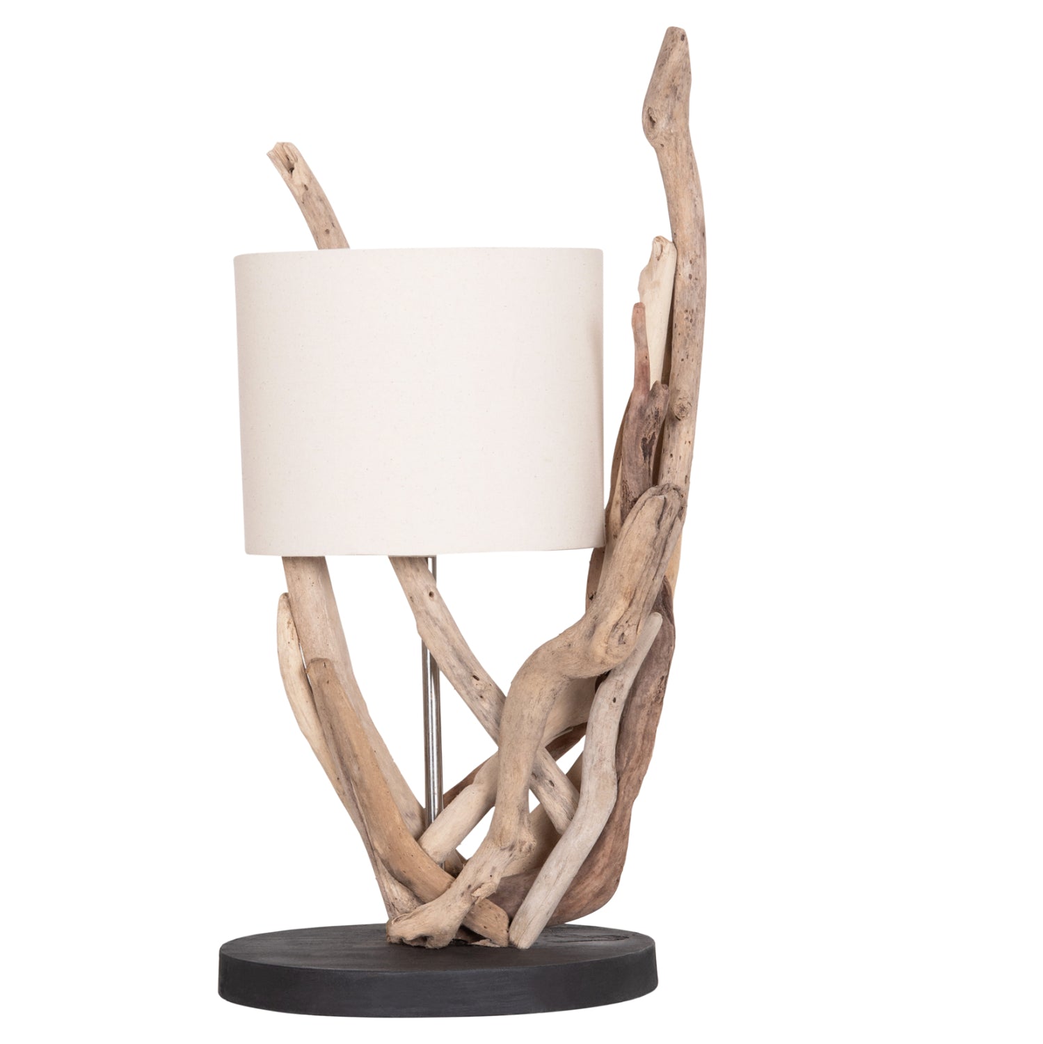 ΕΠΙΤΡΑΠΕΖΙΟ ΦΩΤΙΣΤΙΚΟ BRAMBLE HM4873 DRIFTWOOD & ΛΕΥΚΟ ΚΑΠΕΛΟ Φ28x65Υεκ. - Pakobazaar
