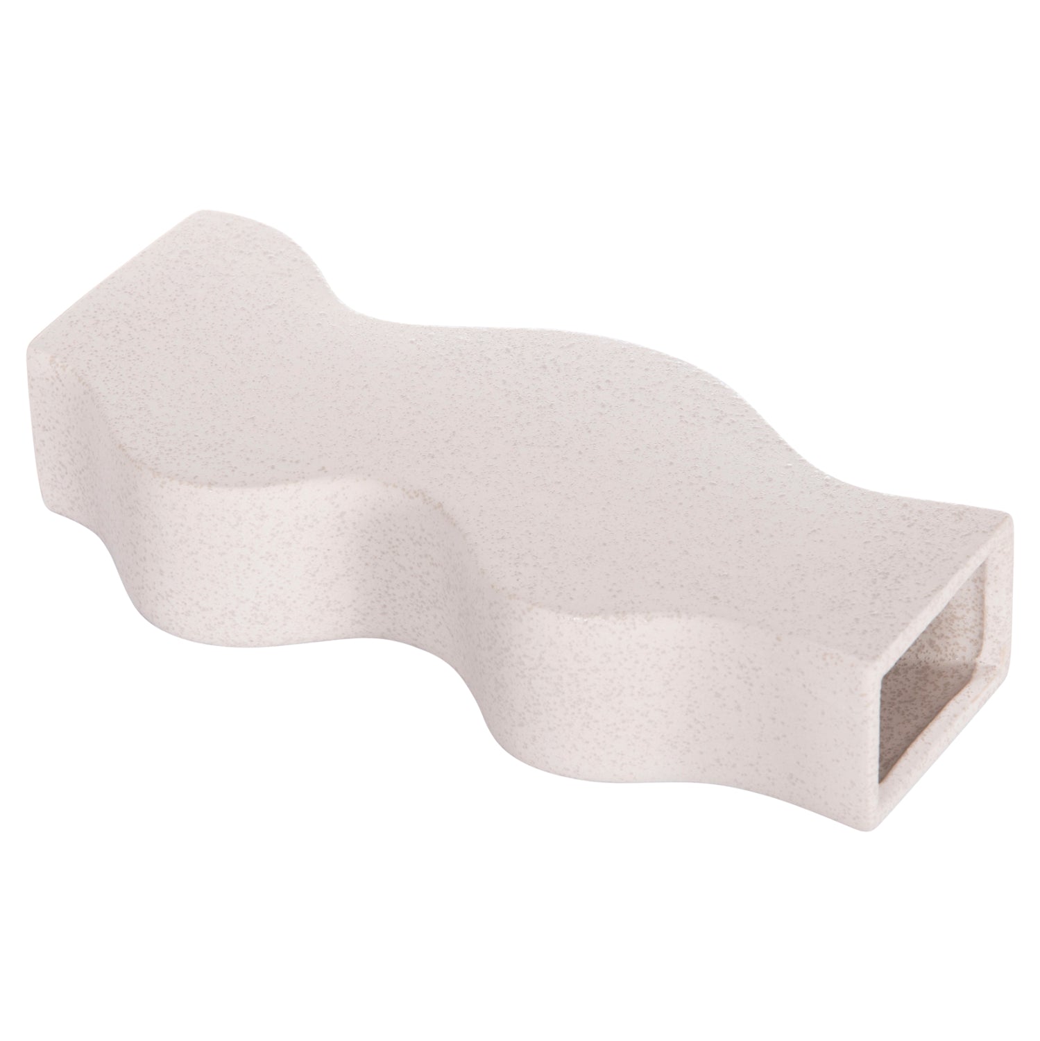 ΕΠΙΤΡΑΠΕΖΙΟ ΚΕΡΑΜΙΚΟ ΔΙΑΚΟΣΜΗΤΙΚΟ ΣΕΙΡΑ SEBOR HM4589.01 ΕΚΡΟΥ ΚΡΥΣΤΑΛΛΙΚΟ 14x6.5x30Υεκ - Pakobazaar